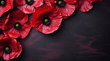 Beautiful Field Of Red Poppies On Blur Background,Flowers Red Poppy ( Papaver Rhoeas, Corn Poppy, Corn Rose, Field Poppy, Red Weed ) On A White Background With Space For Text. 