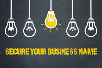 Poster - secure your business name