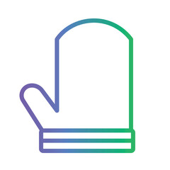 Poster - Hand Mobile Pocket Gradient Outline Icon