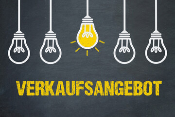 Poster - Verkaufsangebot