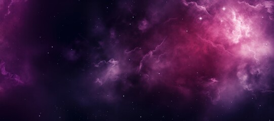 Wall Mural - Purple blue dust particles background. Star, galaxy, space, cloud