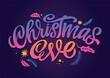© jane55 - Holiday poster. Winter card.Merry Christmas and happy new year - cute postcard. Lettering label for poster, banner, web, sale, t-shirt design. New year holiday greeting card.