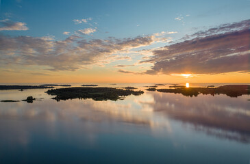 Canvas Print - Islands of Raahe at summertime, Finland