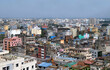 A beautiful sunny view of chittagong city. Top view of chittagong city,bangladesh. 