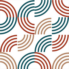 Poster - Modern geometric abstract pattern. Design for fashion prints and backgrounds. Ready to use for cloth, textile, wrap and other