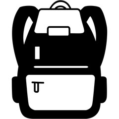 Wall Mural - Backpack Icon