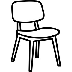 Canvas Print - Chair Icon