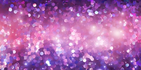 Wall Mural - glimmering sparkle in purple pink, generative ai