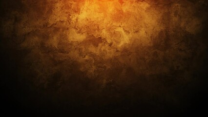 Wall Mural - abstract animated orange grunge backdrop, seamless loop, 4k uhd