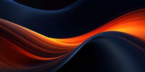 Wall Mural - enigmatic ocean dusk s abstract delight, generative ai