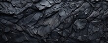 A High-definition Image Of A Black Abstract Lava Stone Texture Background, Capturing The Rugged And Organic Feel Of The Volcanic Surface.