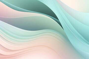 Wall Mural - Abstract pastel background with smooth lines. Generative AI