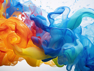 Poster - Background of abstract paint in water