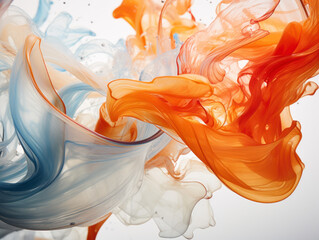 Poster - Background of abstract paint in water