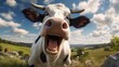 © vlntn - Happy cow pleased to welcome you.
