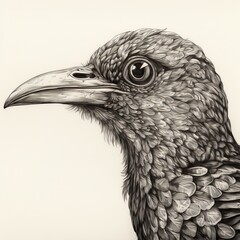 Sticker - a drawing of a bird