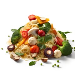 Wall Mural - Noodles w Vegetables