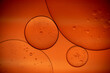 © njbfoto - orange yellow oil drop abstract