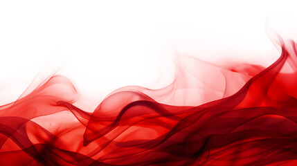 Abstract red smoke flames transparent texture -