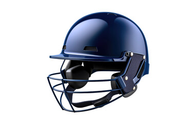 Cricket Helmet For Safety in Shinning Color on a Clear Surface or PNG Transparent Background.