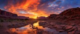 Fototapeta Natura - sunrise in Moab Utah , generated by AI