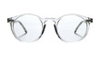 © Usama - Flaw less Round Optics Glasses on a Clear Surface or PNG Transparent Background.