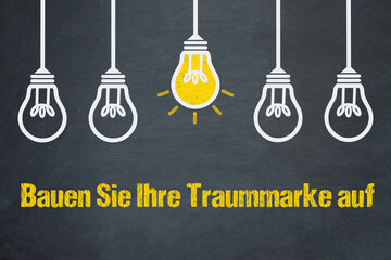 Poster - Bauen Sie Ihre Traummarke auf