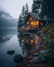 Cozy Wodden Cottage On The Lake