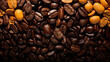 Abstract Coffee Beans Composition