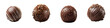Chocolate truffle candy  Hyperrealistic Highly Detailed Isolated On Transparent Background Png File