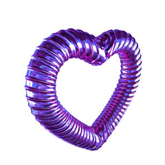 Wall Mural - Ribbed purple heart