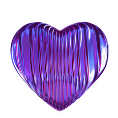 Wall Mural - Ribbed purple heart