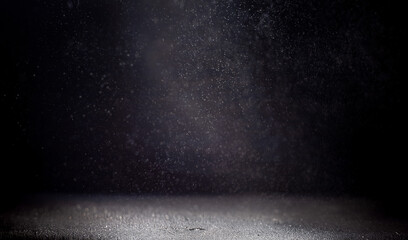 Wall Mural - abstract of christmas and bokeh light with glitter background