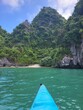 Canoe tour along Halong Bay