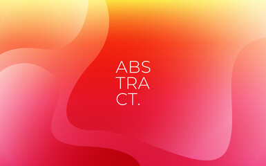 Poster - abstract colorfull gradient liquid background design