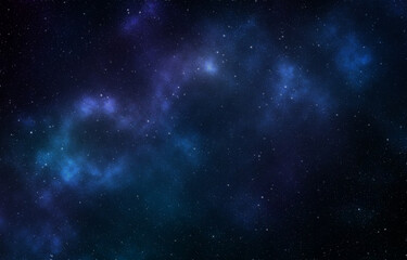 Wall Mural - Picturesque sky with sparkling stars at night