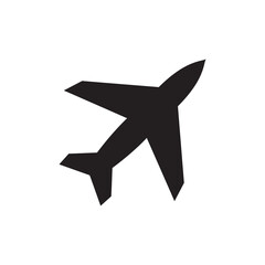 Poster -  Plane icon vector, solid flat trendy style illustration on white background..eps