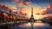 Paris Tourism Background