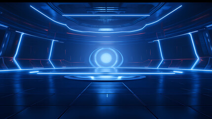 Aufkleber - Technological futuristic style abstract poster web page PPT background, digital technology business background