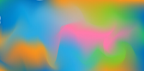 Abstract colorful gradient vector with mesh vector design. Colorful gradient ombre. Vibrant gradient color wave background. Vivid gradient wave fluid colors. can be used over, poster, brochure.