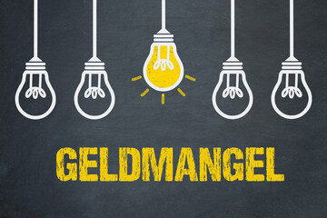 Wall Mural - Geldmangel