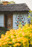 Fototapeta Pomosty - Zalipie - Polish colourful village, traditional folk culture, Poland