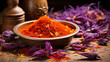 Saffron is a spice derived from the flower of Crocus