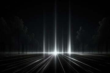 Wall Mural - an abstract sci-fi wallpaper against a black background, creating a visually mesmerizing and mysteri