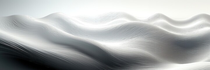 Wall Mural - an abstract wallpaper with a white background, in a wide format, creating a visually captivating and