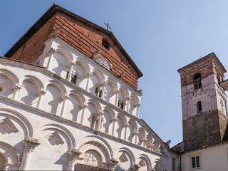 Sticker - The church of Santa Maria, in Lucca (Italy)