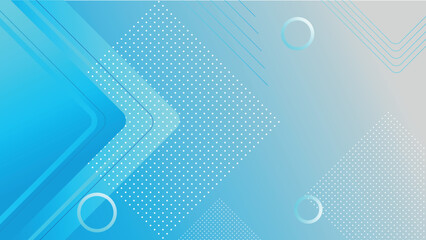 Fototapete - Blue abstract background, arrow lines, Geometric vector, graphic, technology digital template, cover design, backdrop, banner, web background, book cover, advertisement, blue gradient background.