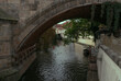 Water canal in Prague under the Karl Bridge.