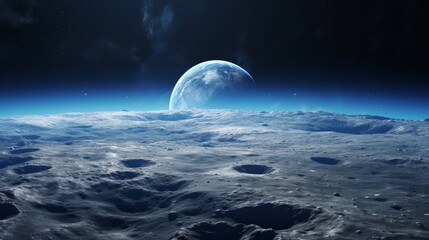 view of the planet earth from space