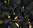 Black and Gold Geometric Chic

